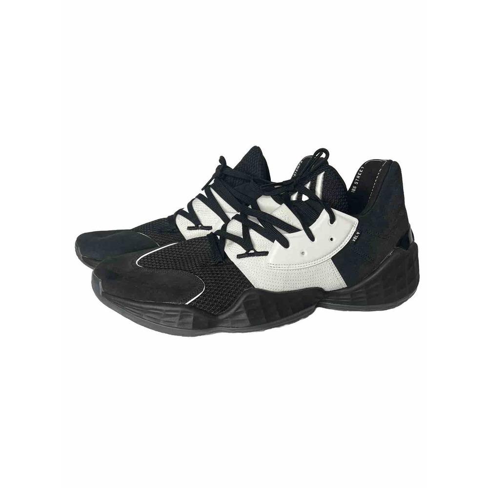 Adidas Basketball Shoes James Harden Vol. 4 Black‎ White Men's Size 17 Panda